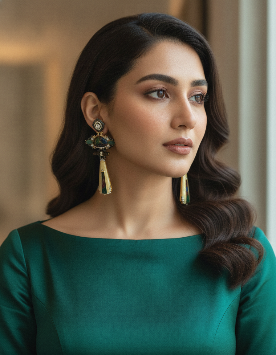 Zoya · Multi · stone Dangle Earrings | Allure Jewelry by Rushi