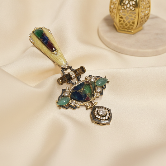 Zoya · Multi · stone Dangle Earrings | Allure Jewelry by Rushi