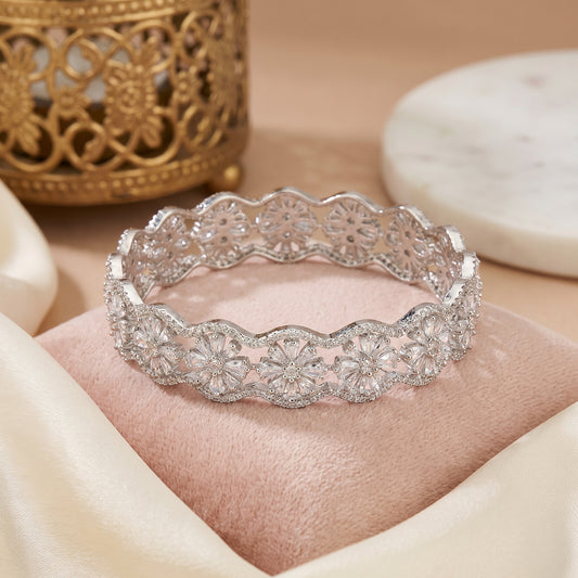 Amrita · Silver AD Bangle Bangles — studio set | Allure Jewelry by Rushi